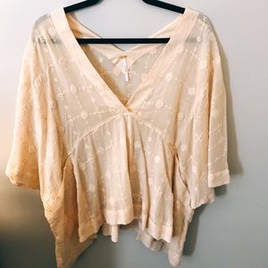 Free People Amber Skies Blouse